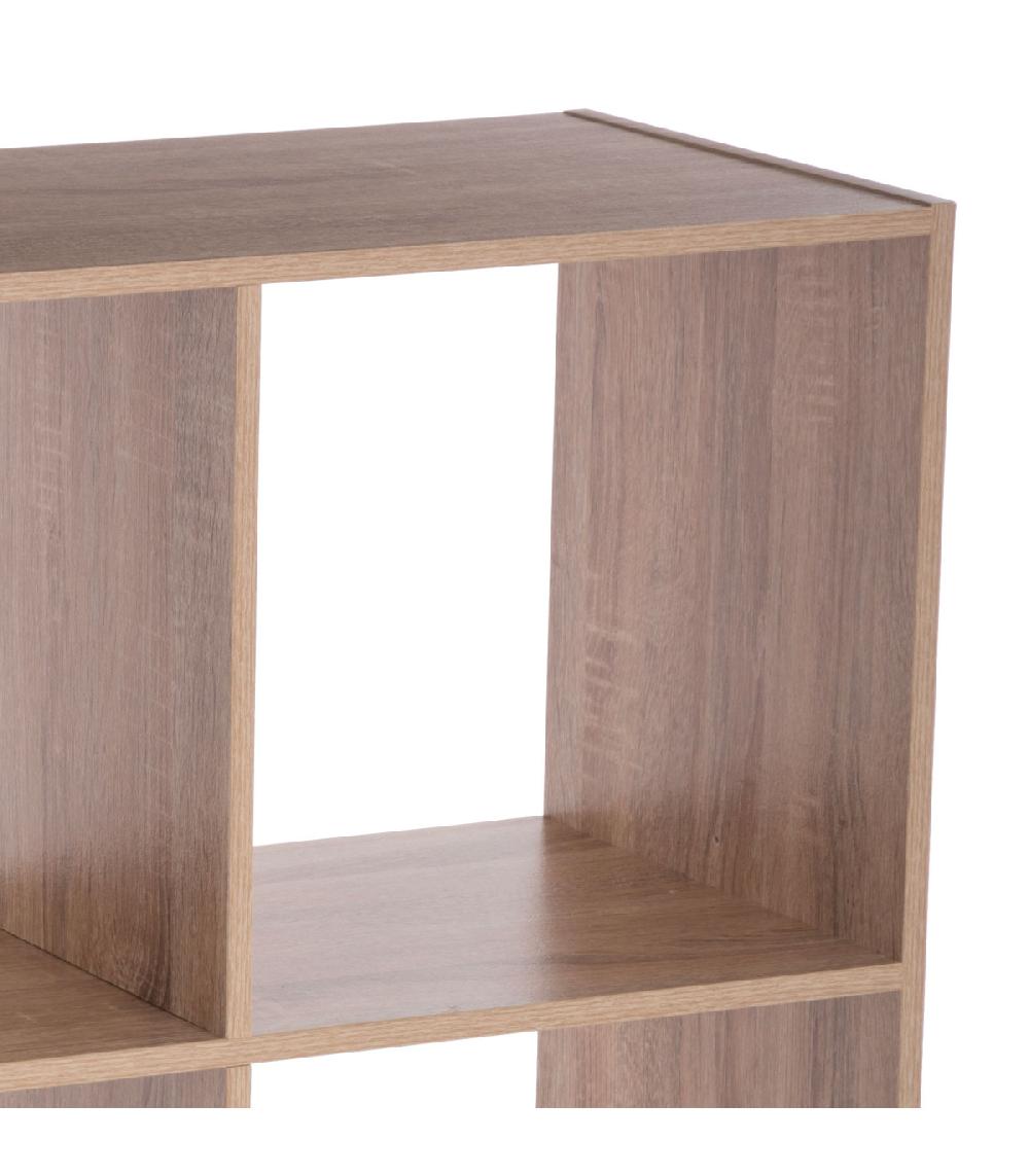 Wadiga Étagère Bois 4 Casiers - 67.5x32x67.5cm
