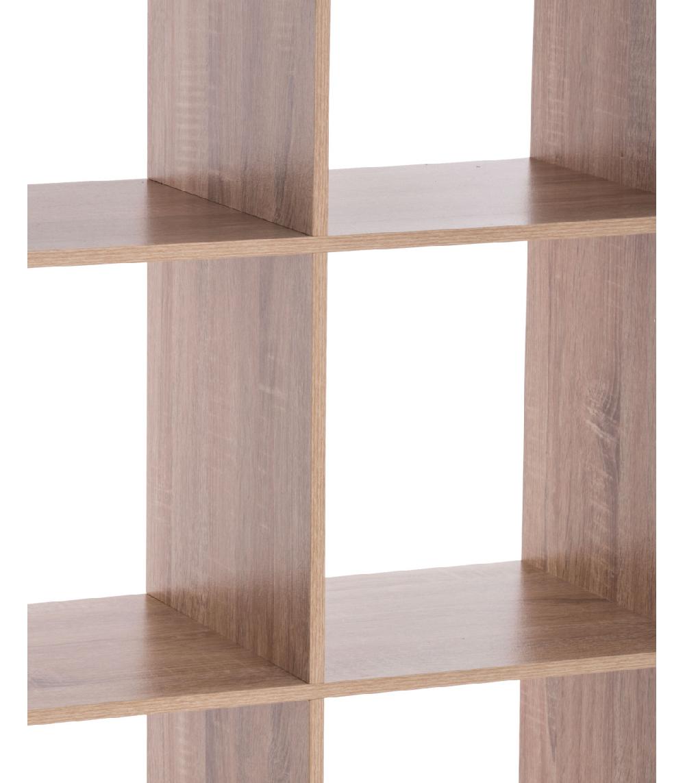 Wadiga Étagère Bois 6 Casiers - 67.5x32x100.5cm