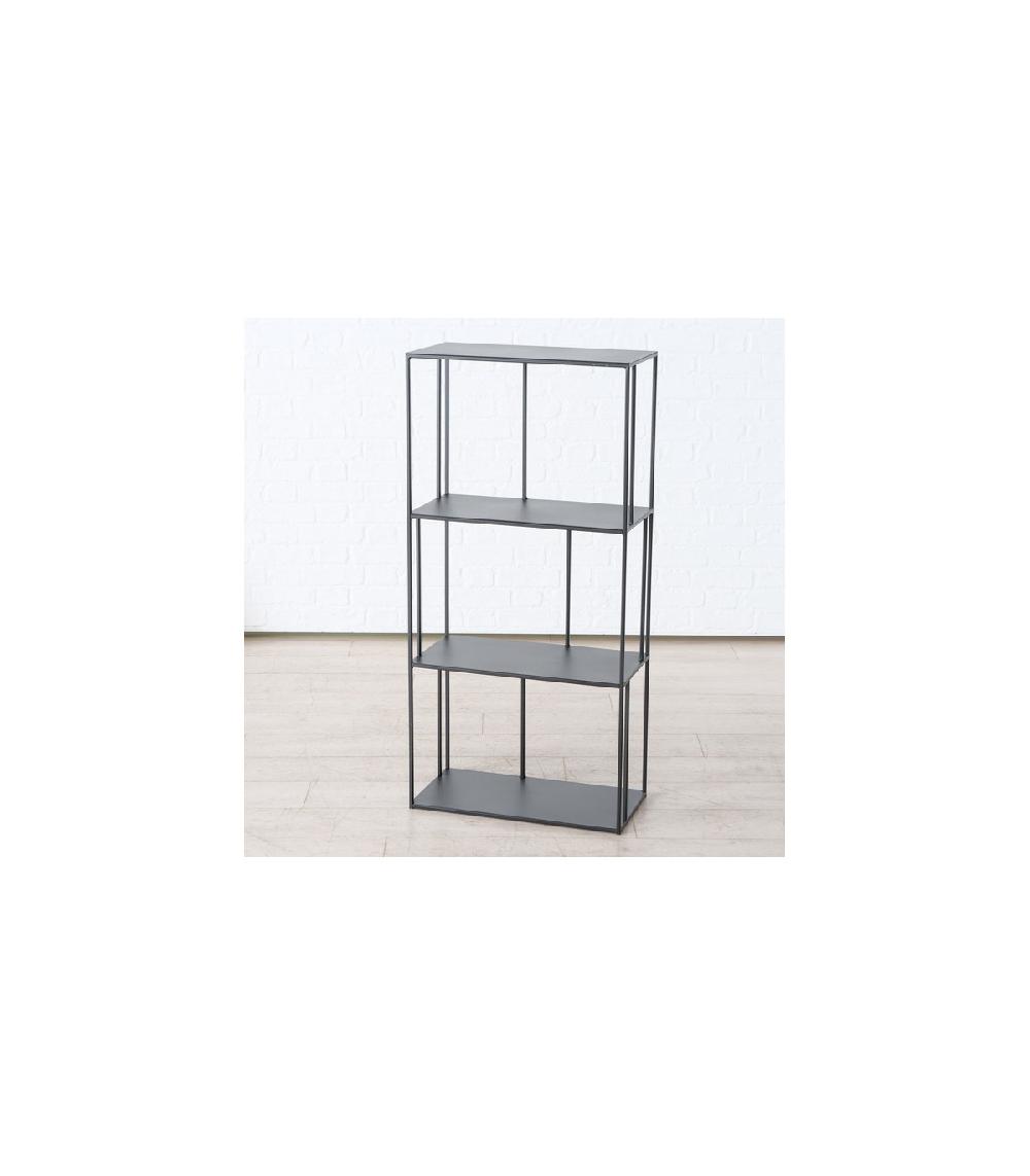 Wadiga Étagère Métal Noir - Hauteur 115cm