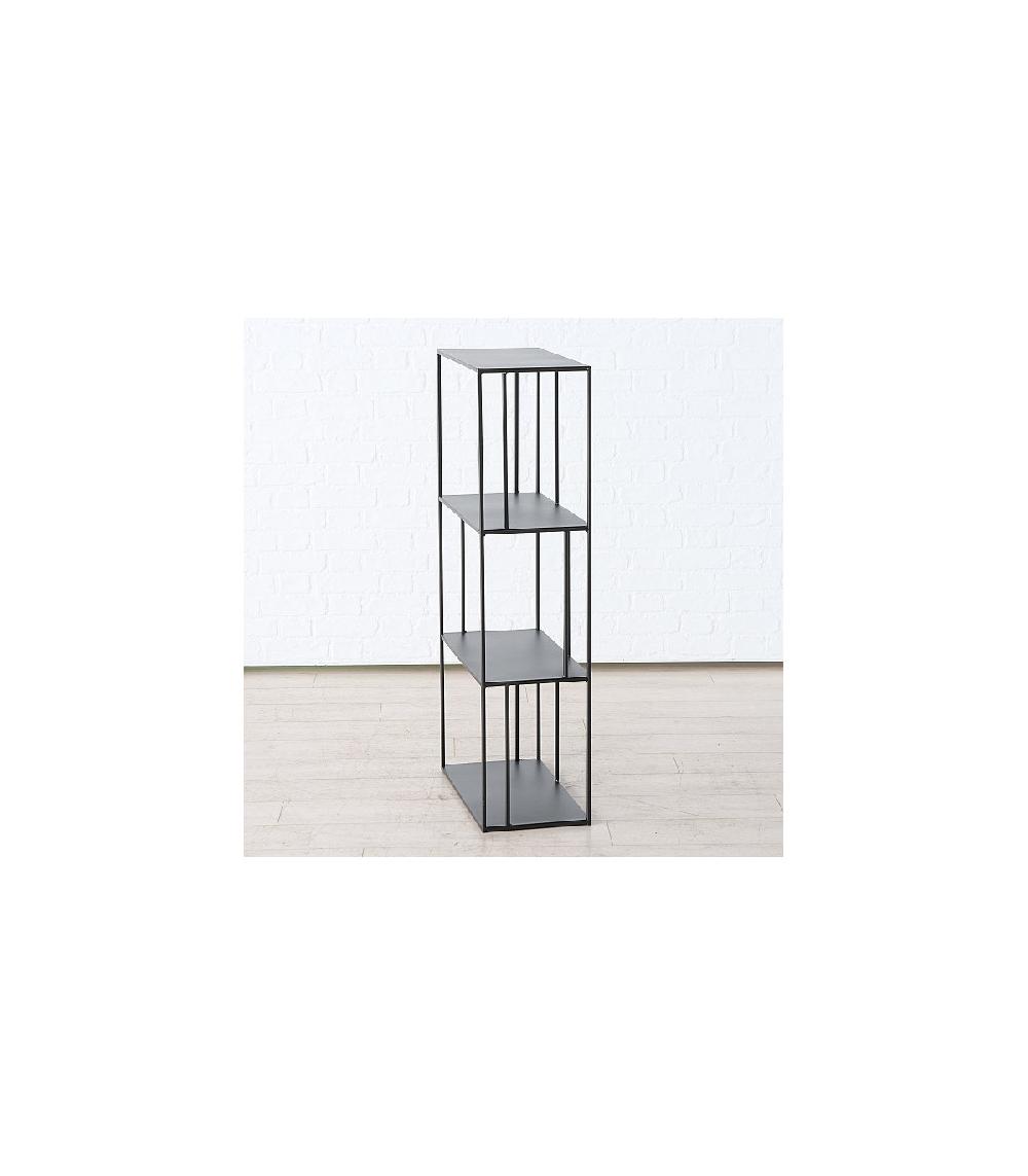 Wadiga Étagère Métal Noir - Hauteur 115cm
