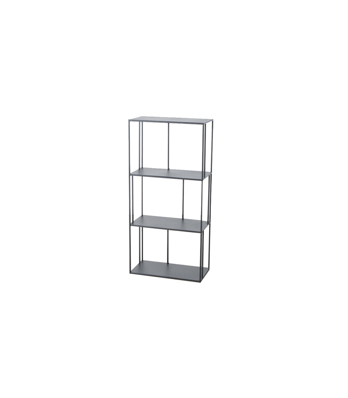 wadiga Étagère Métal Noir - Hauteur 115cm