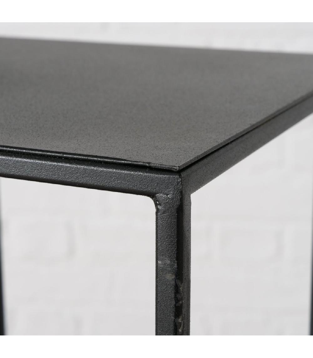 Wadiga Étagère Métal Noir - Hauteur 140cm