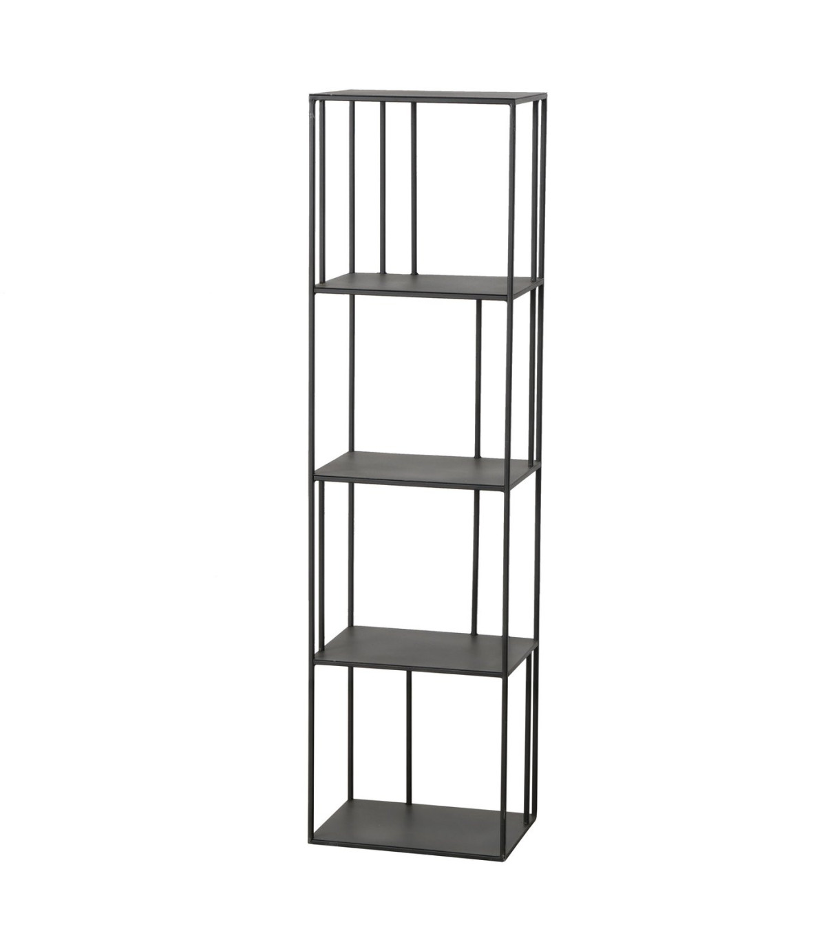 wadiga Étagère Métal Noir - Hauteur 140cm