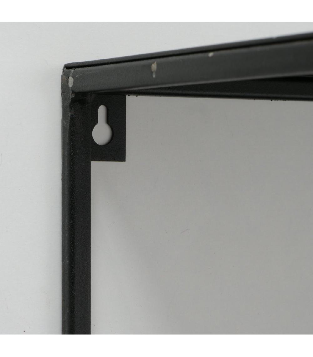 Wadiga Étagère Métal Noir - Hauteur 90cm