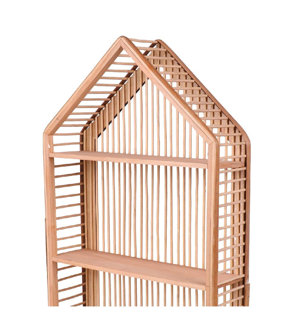 Wadiga Étagère Murale 2 Niveaux Bois Maison
