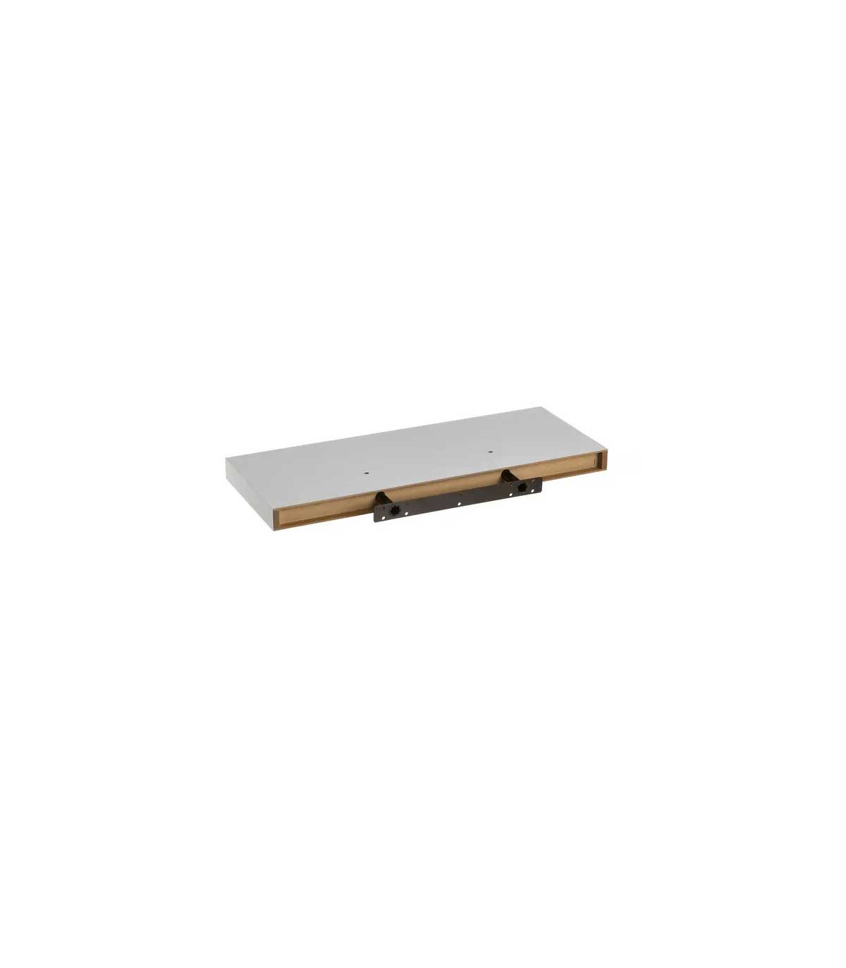 Wadiga Étagère Murale Tablette En MDF Blanc - 60cm