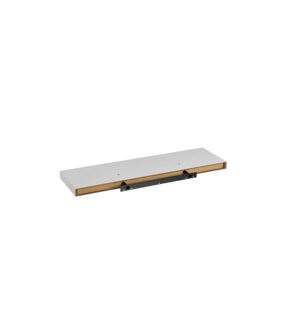 Wadiga Étagère Murale Tablette En MDF Blanc - 80cm