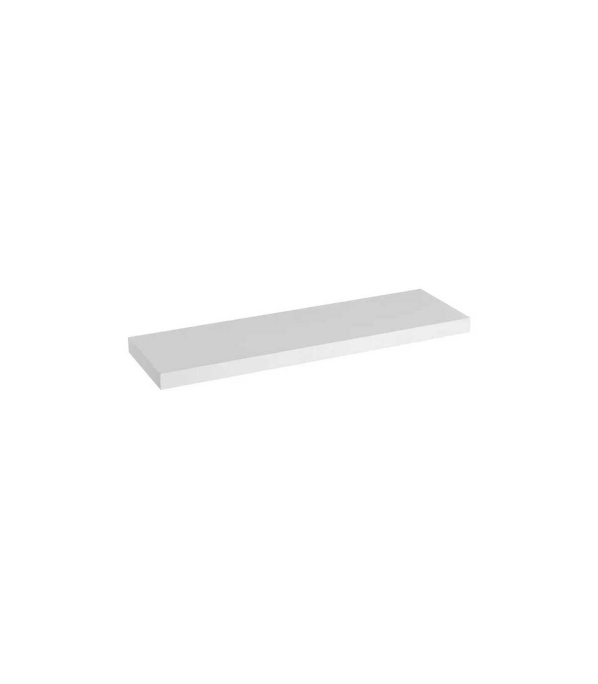 wadiga Étagère Murale Tablette en MDF Blanc - 80cm