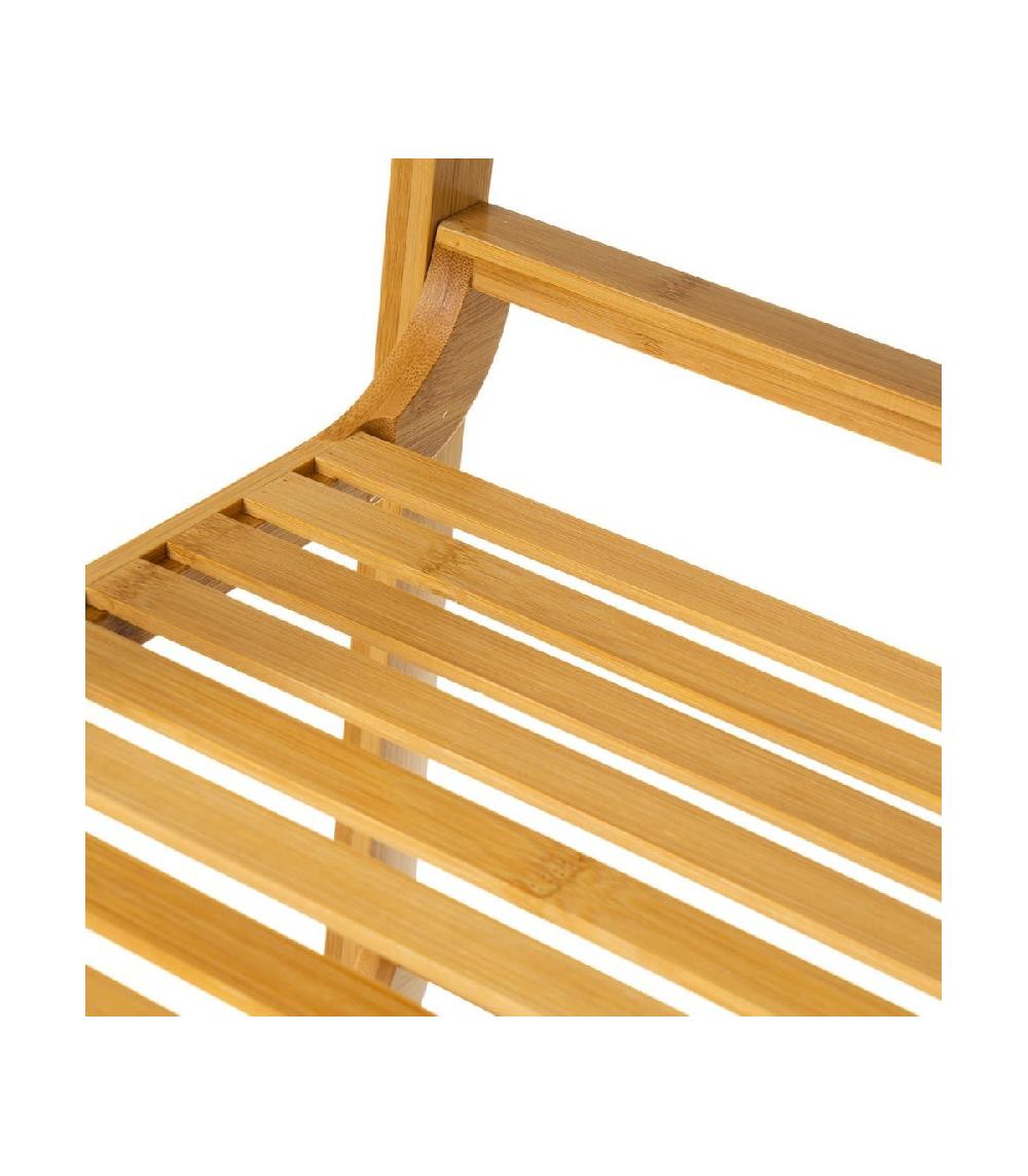 Wadiga Étagère Salle De Bain Bambou 3 Étages