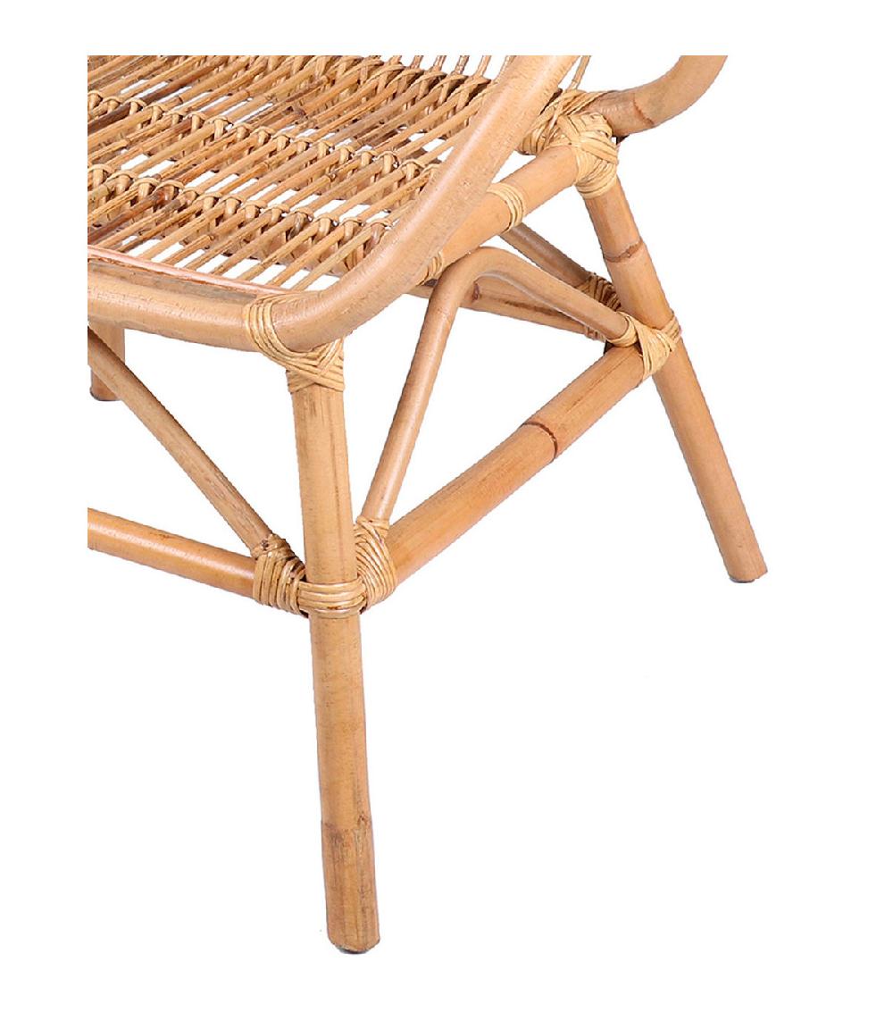 Wadiga Fauteuil En Rotin - 69x64.5x87cm