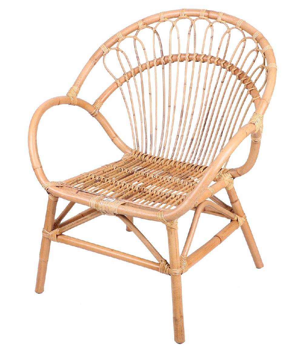 wadiga Fauteuil en rotin - 69x64.5x87cm