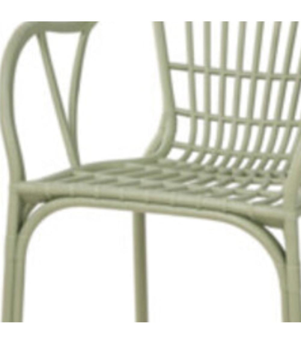 Wadiga Fauteuil Jardin En Polypropylène Vert