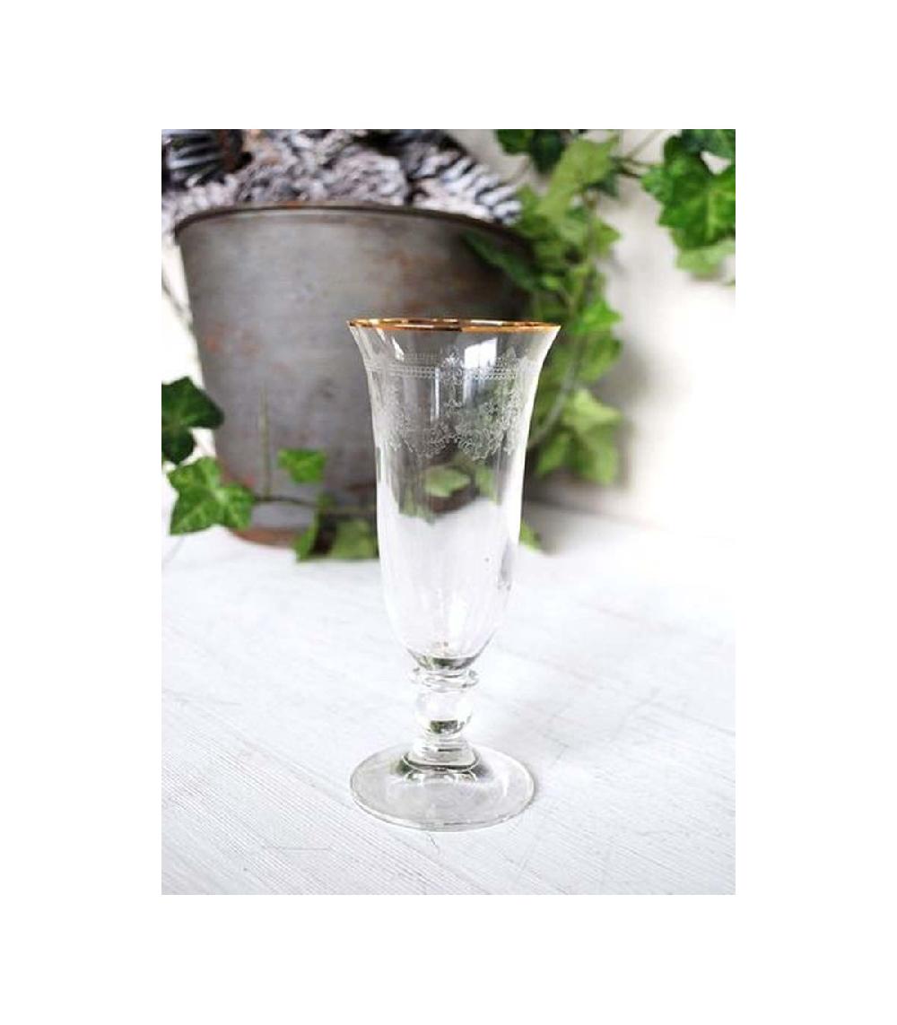Wadiga Flûte à Champagne En Verre Et Liseré Doré