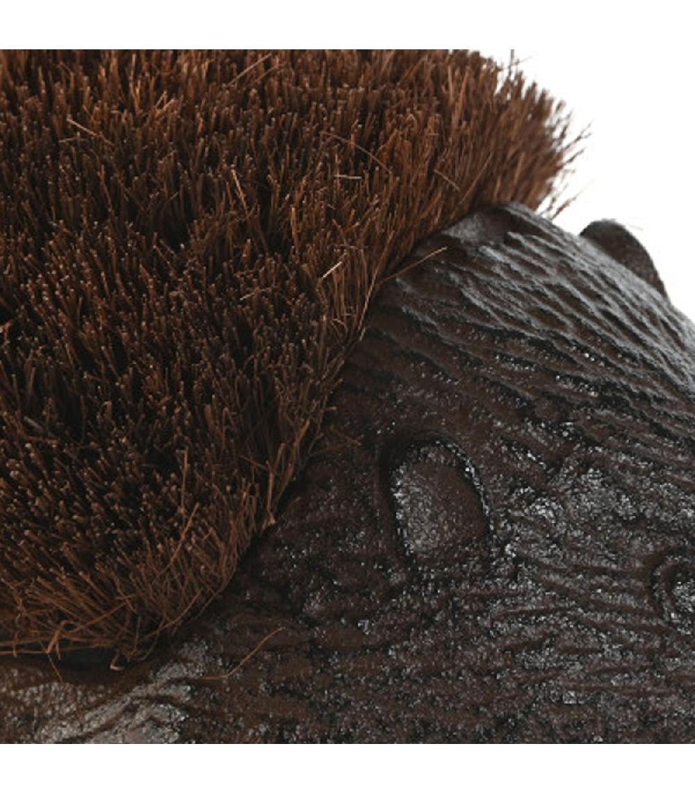 Wadiga Gratte-pied Fonte Hérisson 28x12.5x9.5cm