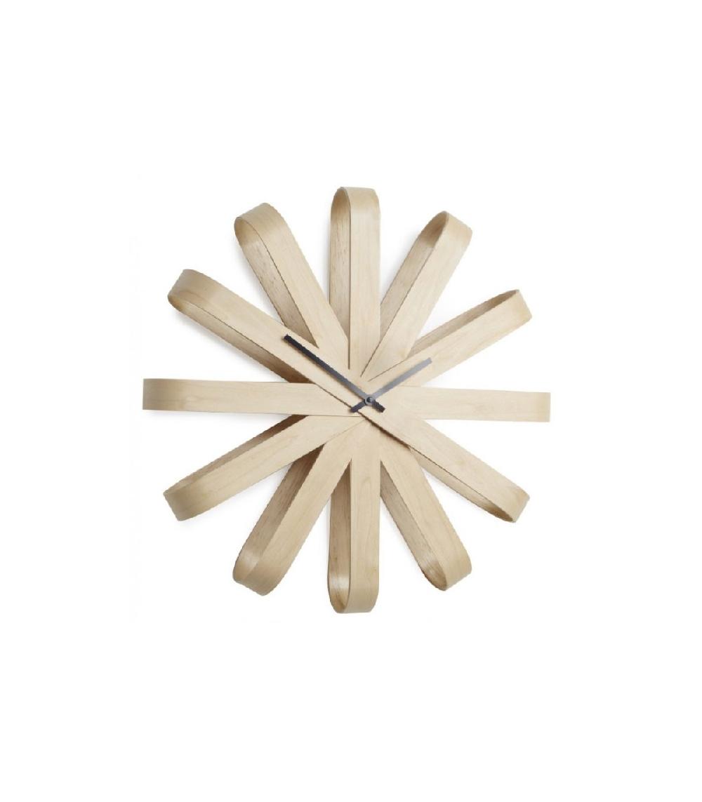 wadiga Horloge Design en Bois RibbonWood - Umbra