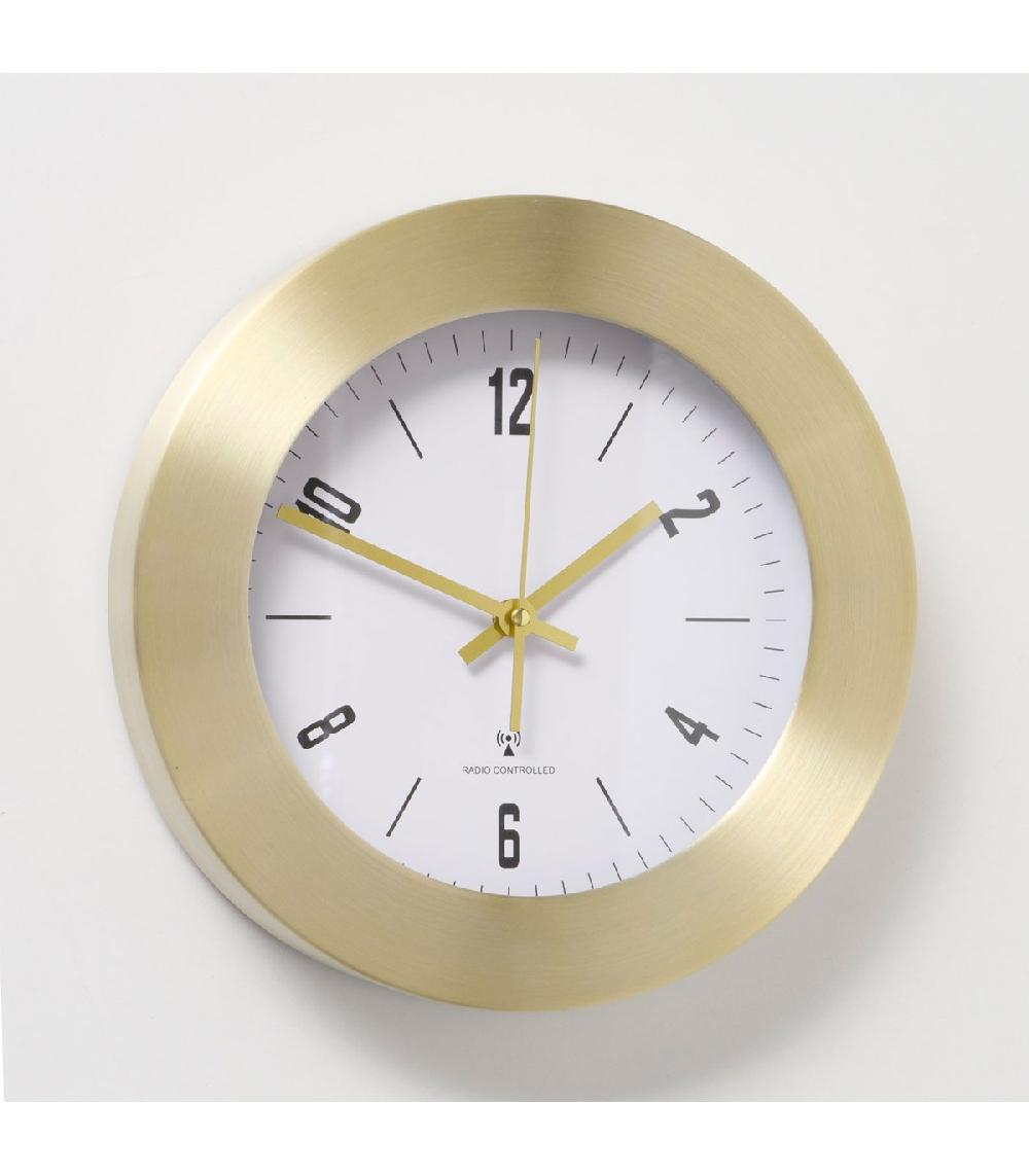 Wadiga Horloge Murale Métal Doré 30x30x4.8cm