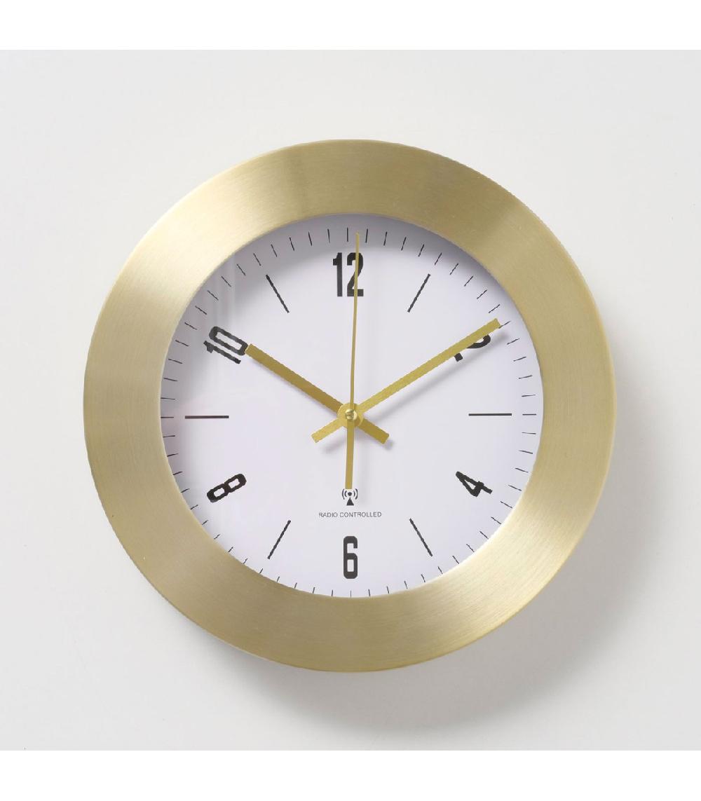 Wadiga Horloge Murale Métal Doré 30x30x4.8cm