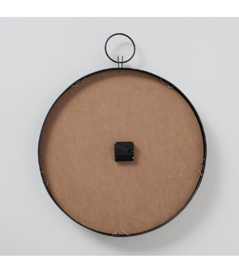 Wadiga Horloge Murale Ronde Effet Bois D48cm