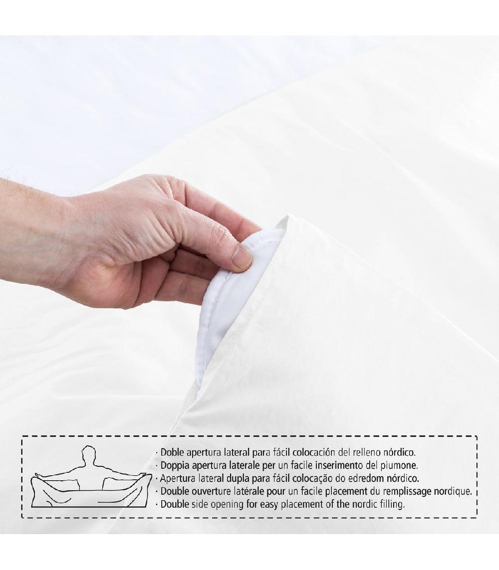 Wadiga Housse De Couette Lit De 90 Blanc - 150x220cm
