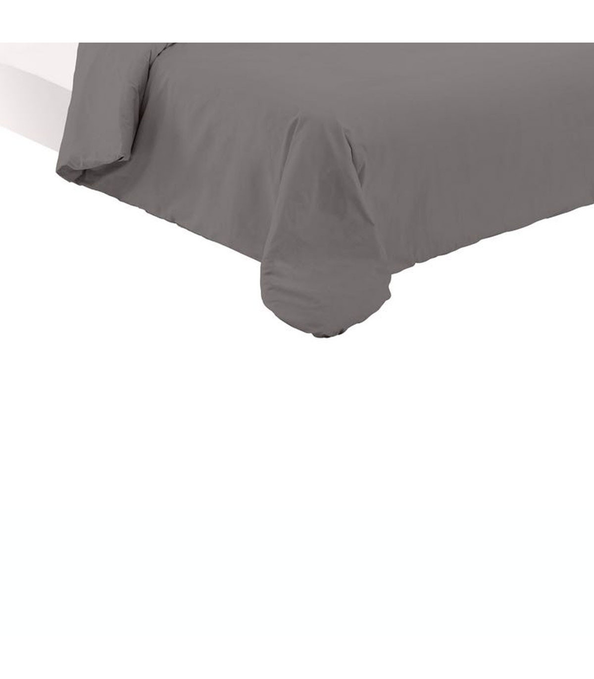 Wadiga Housse De Couette Lit De 90 Gris - 150x220cm