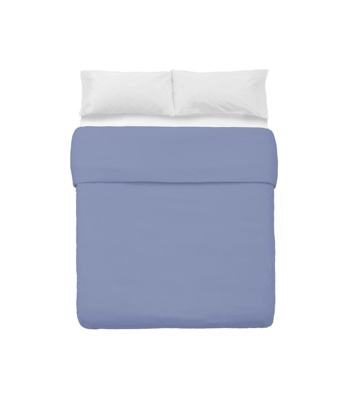 wadiga Housse de couette lit double bleu - 220x240cm