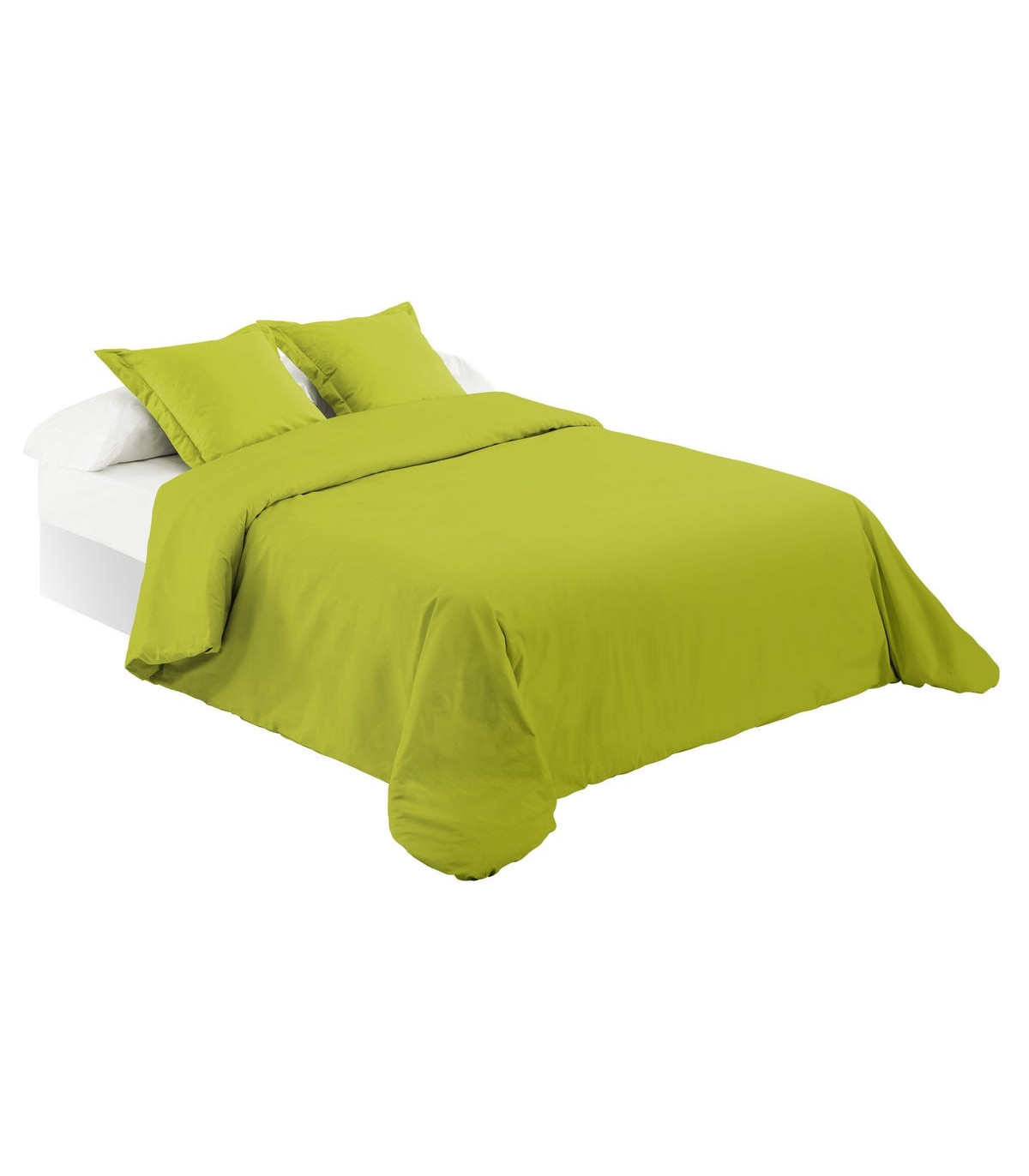 Wadiga Housse De Couette Lit Double Vert - 220x240cm