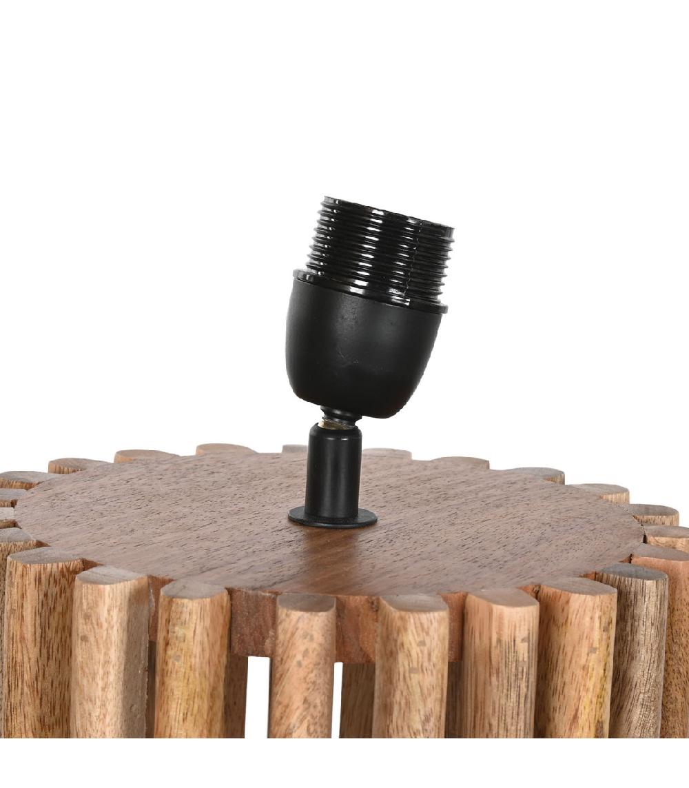 Wadiga Lampadaire En Bois De Mangue 25x25x102cm