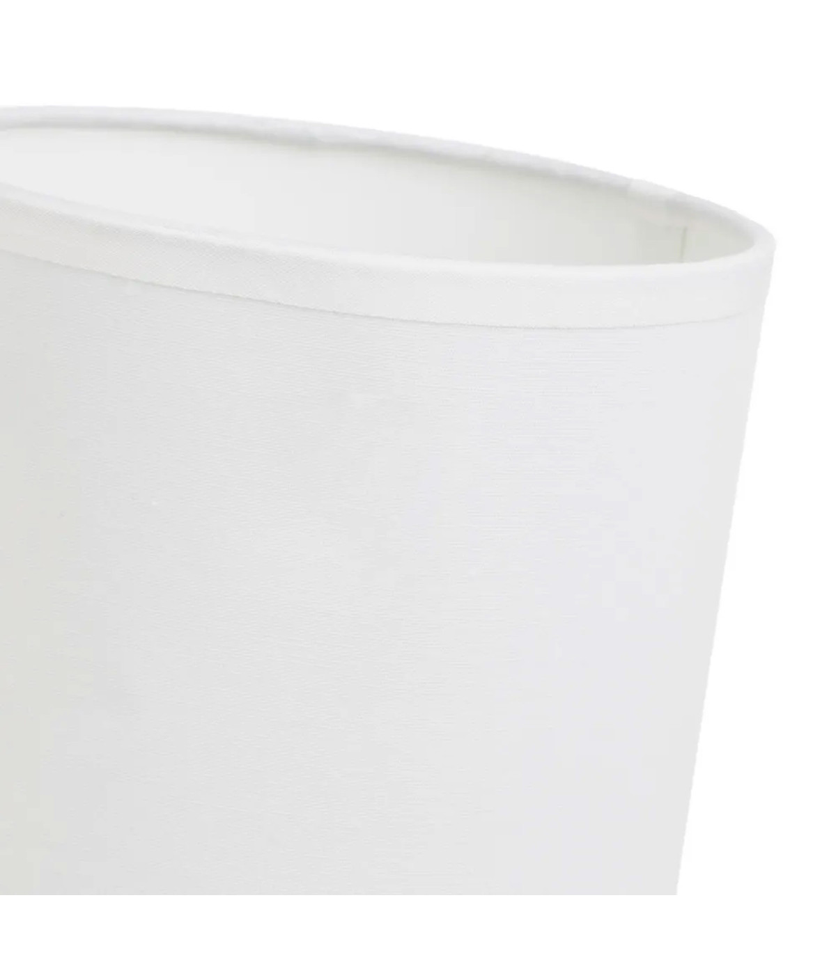 Wadiga Lampe à Poser Céramique Blanche 13x13x24cm