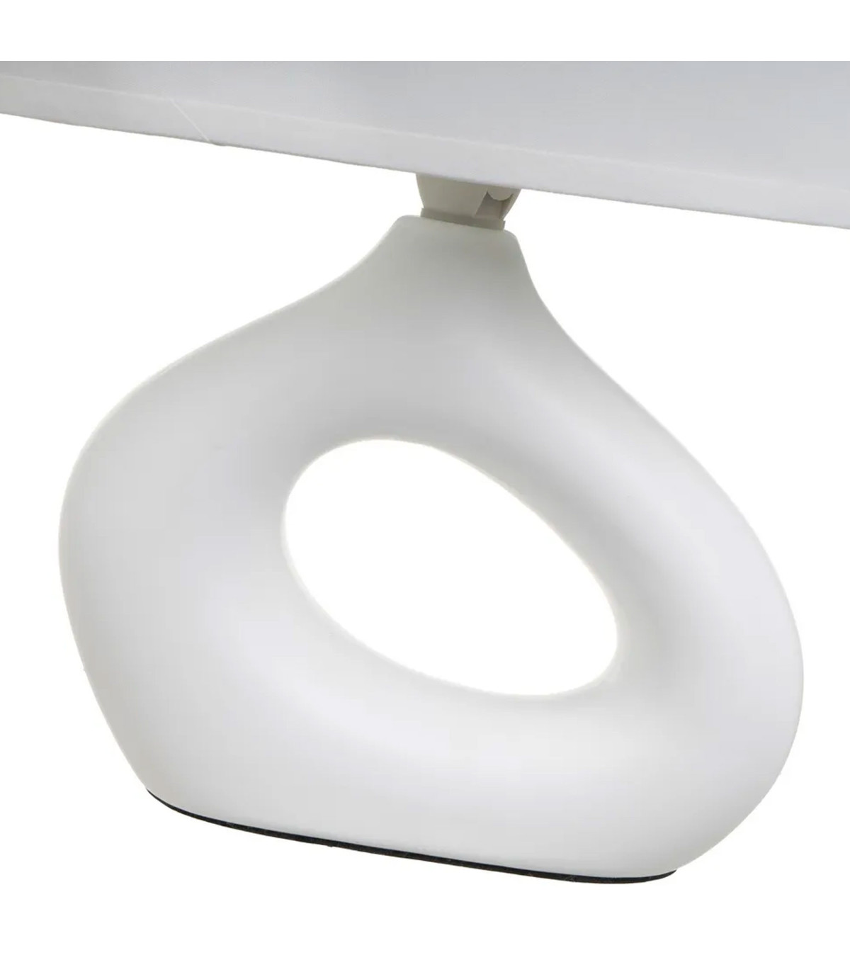 Wadiga Lampe à Poser Céramique Blanche 23x13x30cm