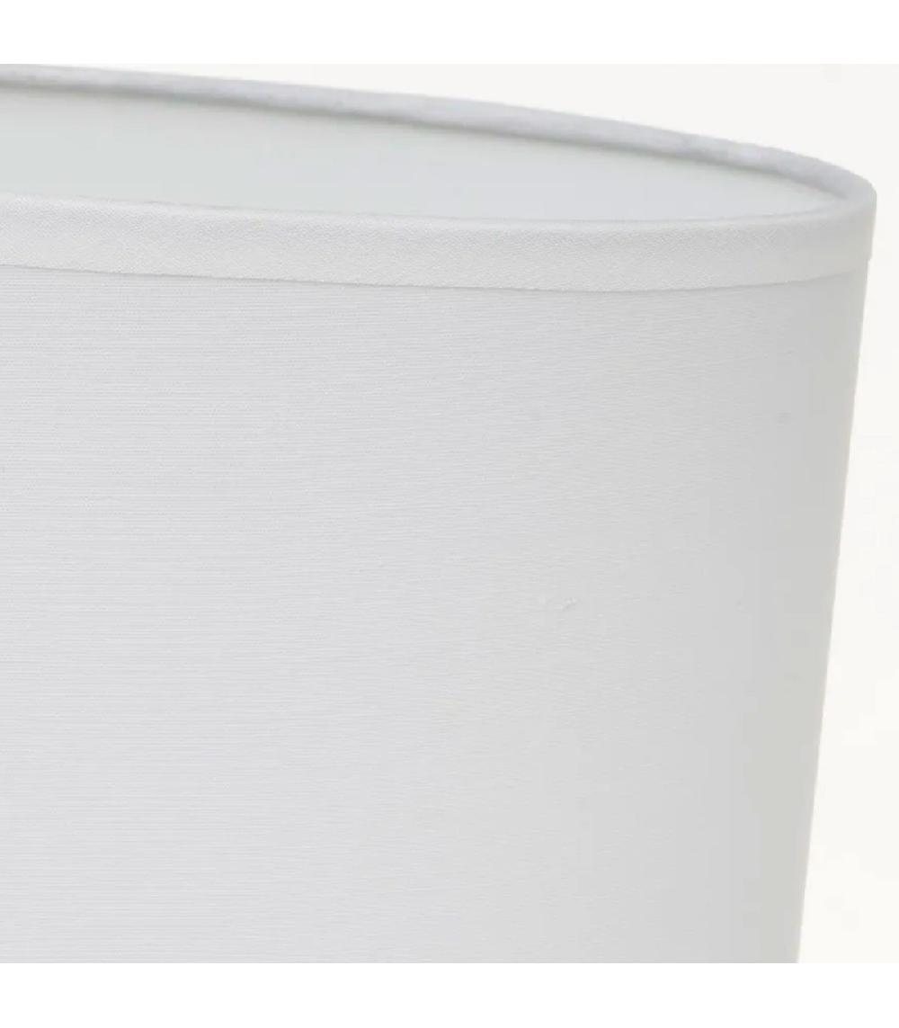 Wadiga Lampe à Poser Céramique Grise 20x11x27cm