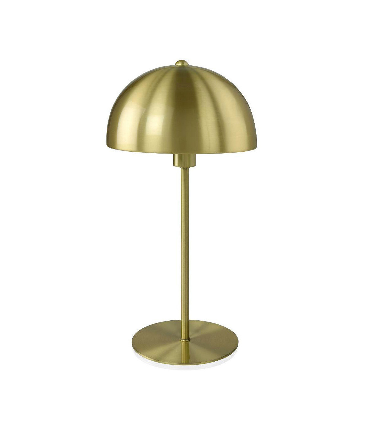 wadiga Lampe à Poser Champignon Laiton Doré