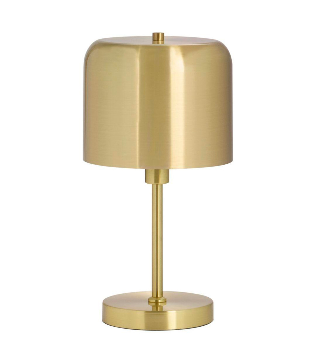 wadiga Lampe à poser champignon métal doré