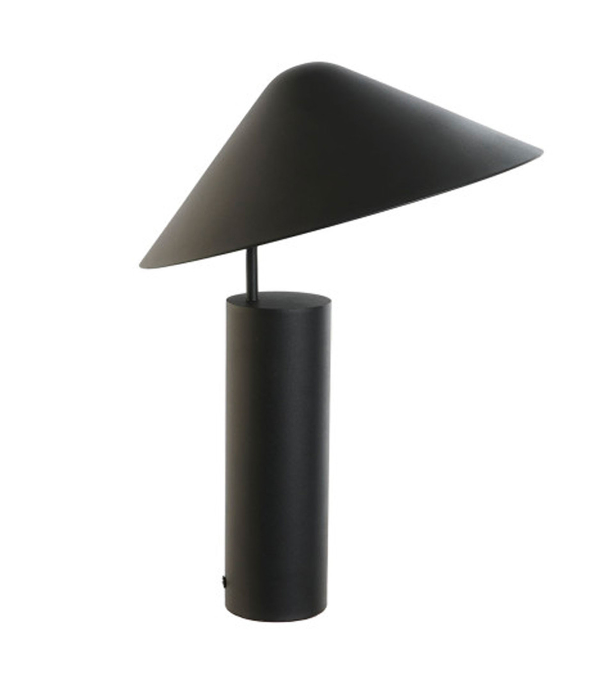wadiga Lampe à poser rétro métal noir 39x39x45cm