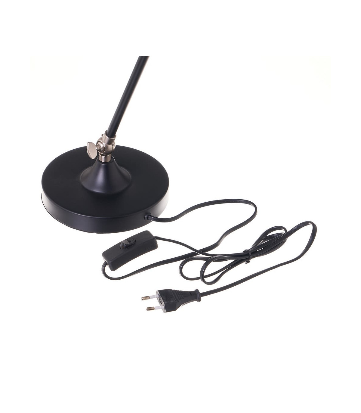 Wadiga Lampe De Bureau Métal Noir - Hauteur 52cm