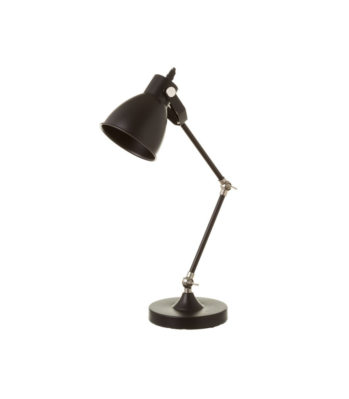 wadiga Lampe de Bureau Métal Noir - Hauteur 52cm