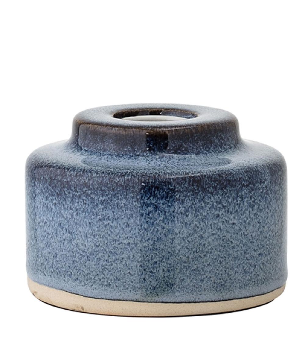 Wadiga Lampe De Table En Porcelaine Bleue