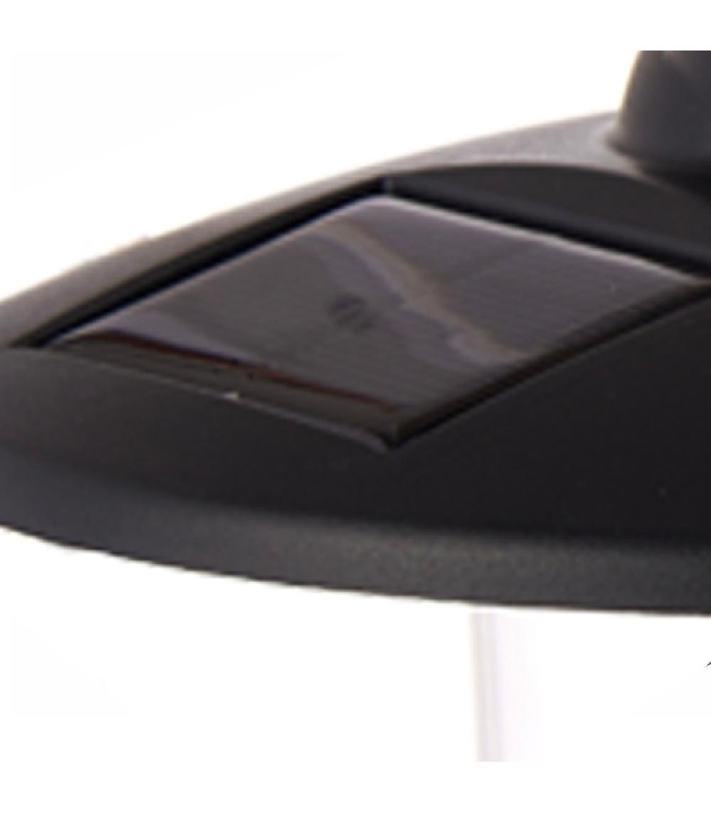 Wadiga Lampe Solaire Murale En Plastique Noir