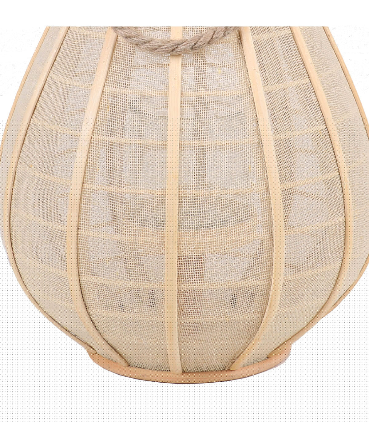 Wadiga Lanterne En Bois Et Jute 31x31x35cm