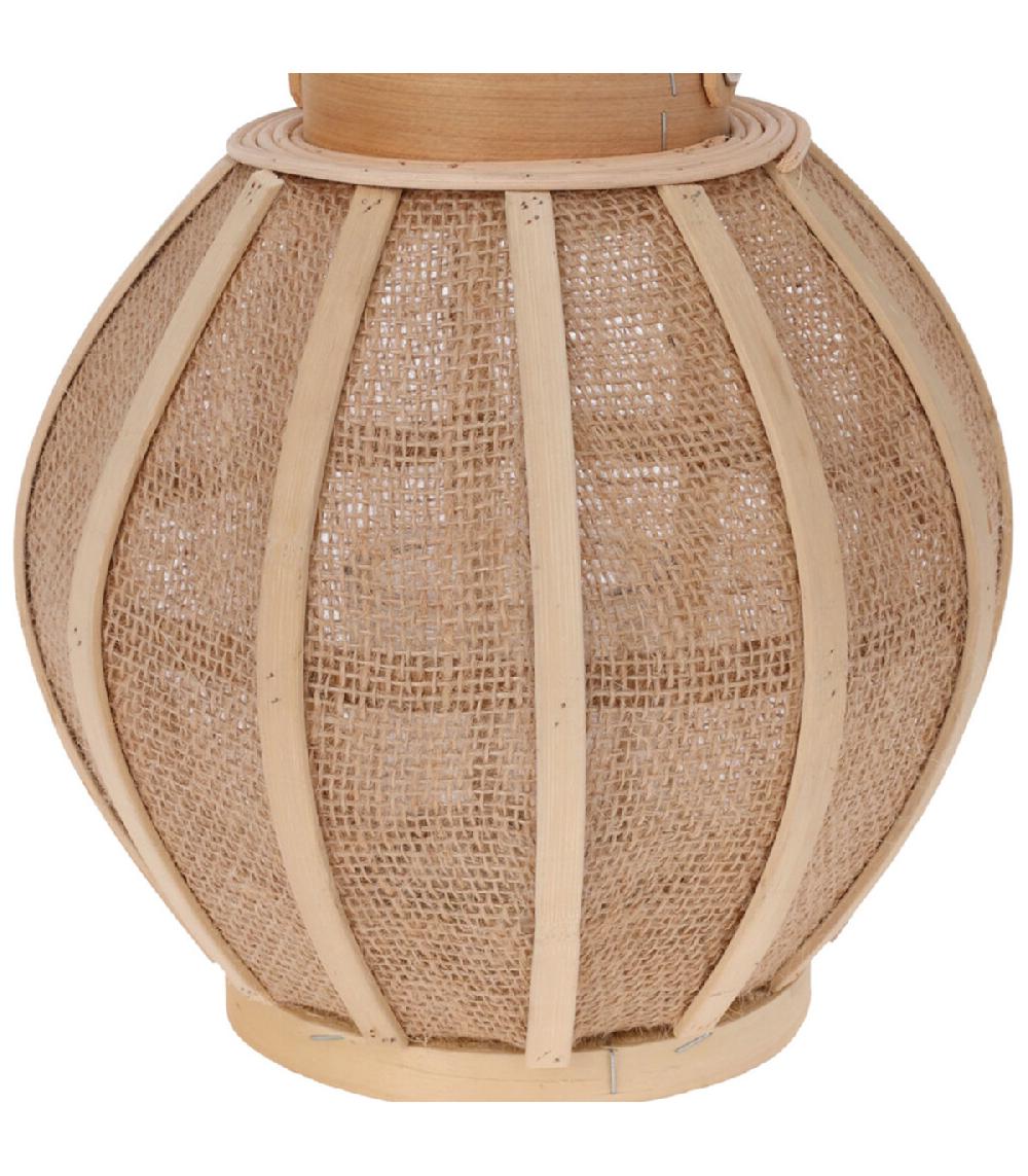 Wadiga Lanterne En Rotin 22x22x23cm