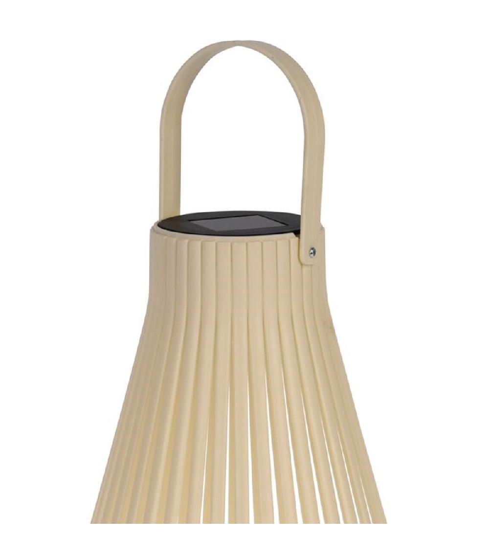 Wadiga Lanterne LED Solaire Blanc Cassé