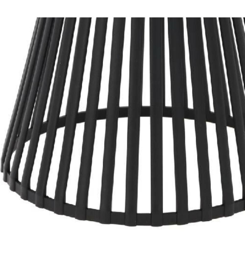 Wadiga Lanterne LED Solaire Noire 15x18cm