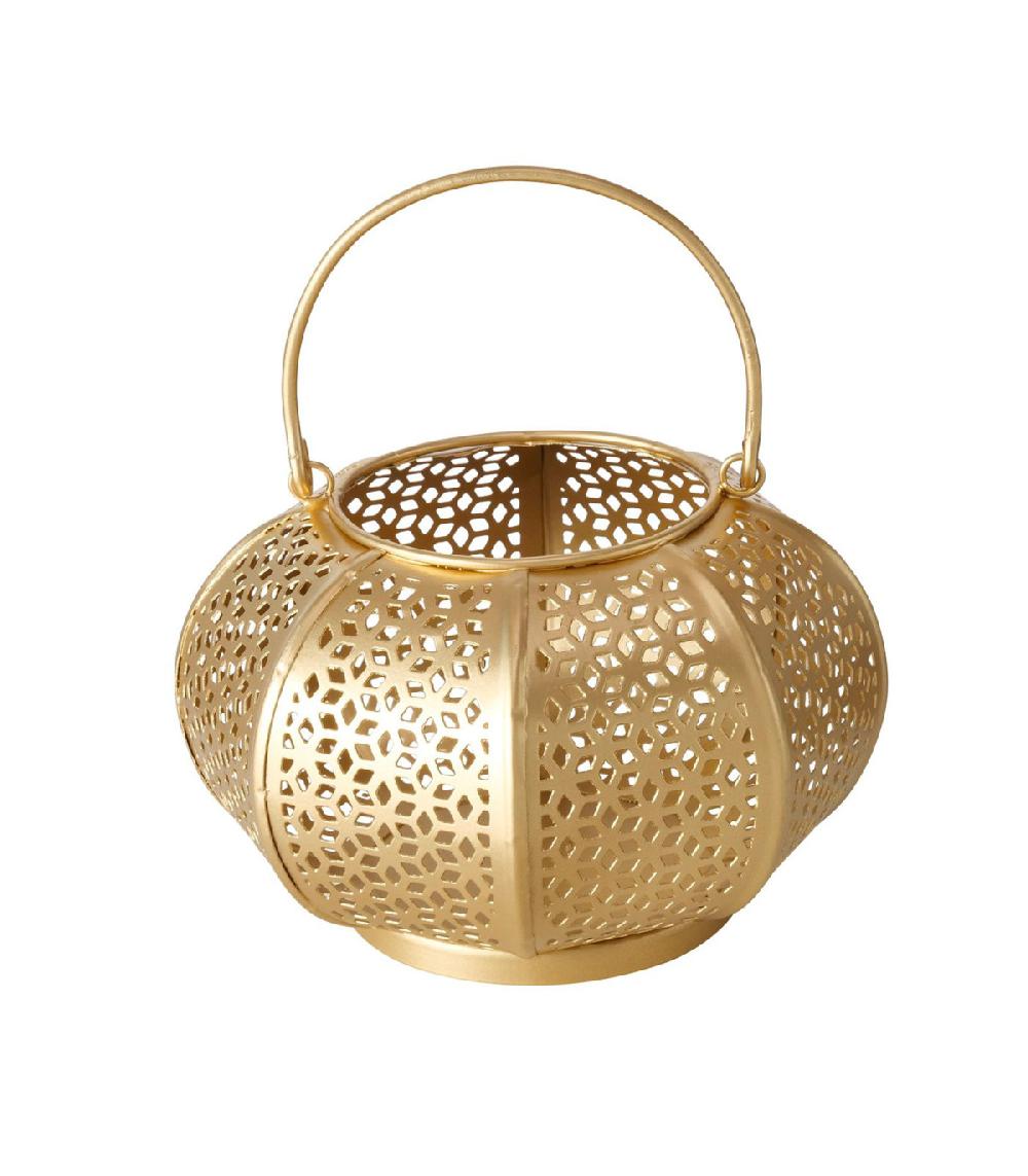 wadiga Lanterne métal doré style oriental