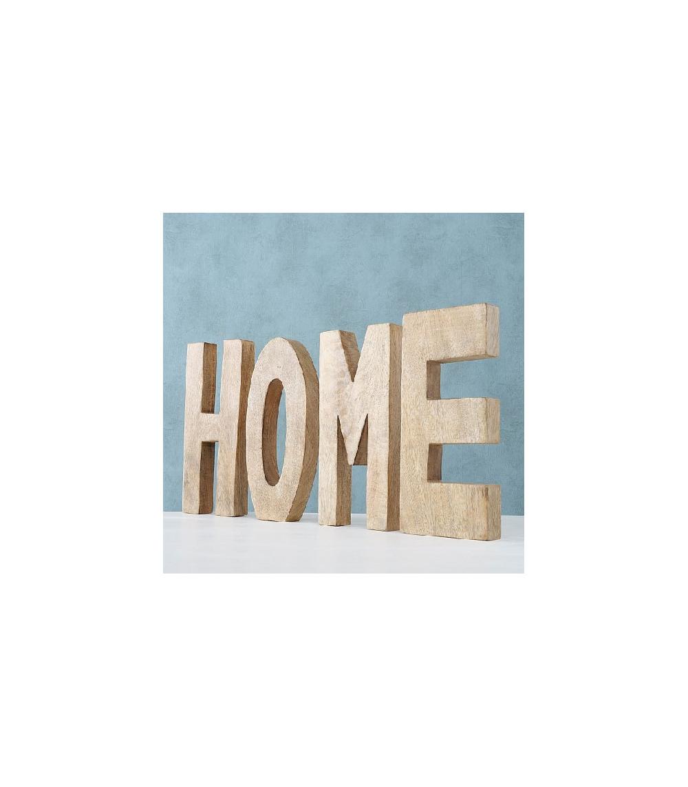 Wadiga Lettres Décoratives En Bois à Poser HOME