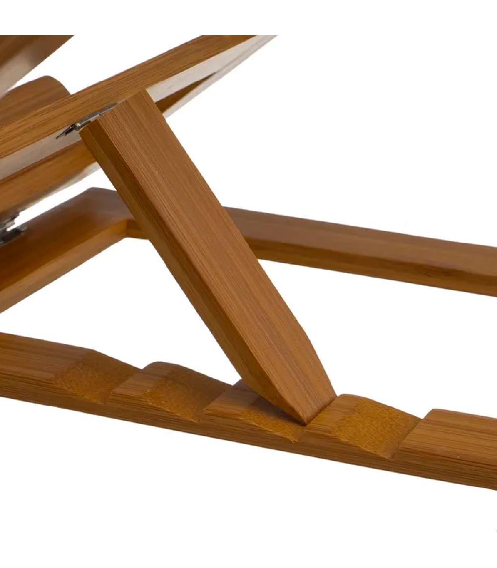 Wadiga Lutrin De Cuisine En Bambou 33x26x26cm