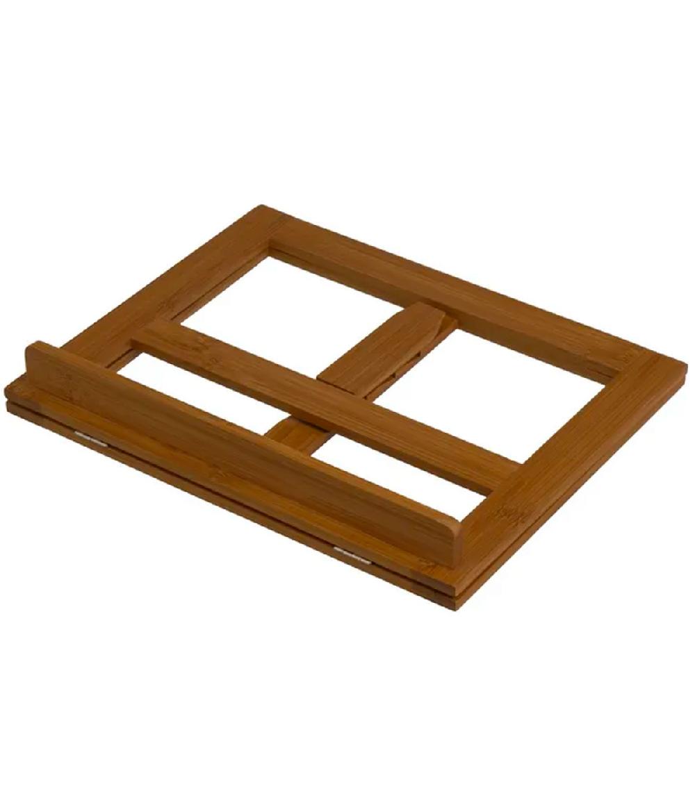 Wadiga Lutrin De Cuisine En Bambou 33x26x26cm