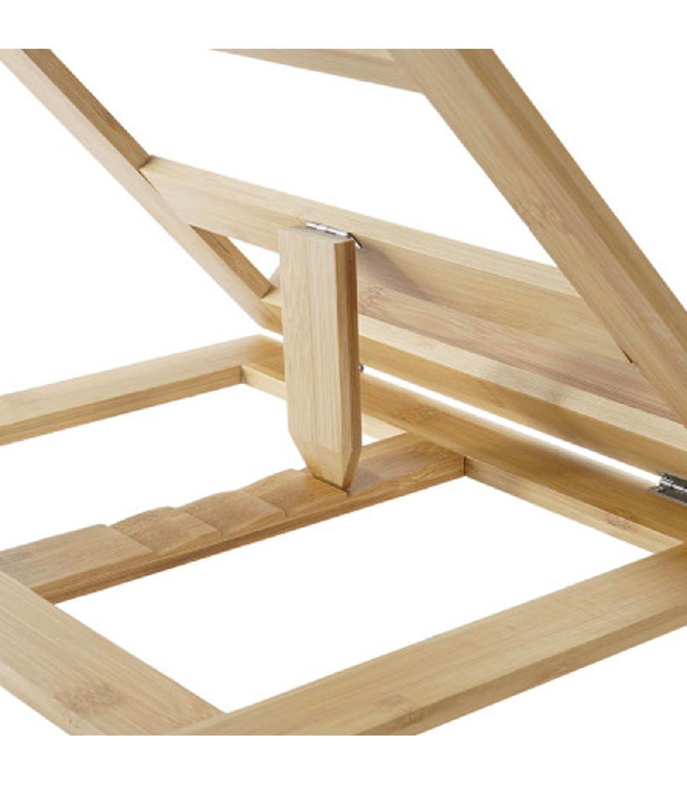 Wadiga Lutrin De Cuisine En Bambou 33x28x20cm