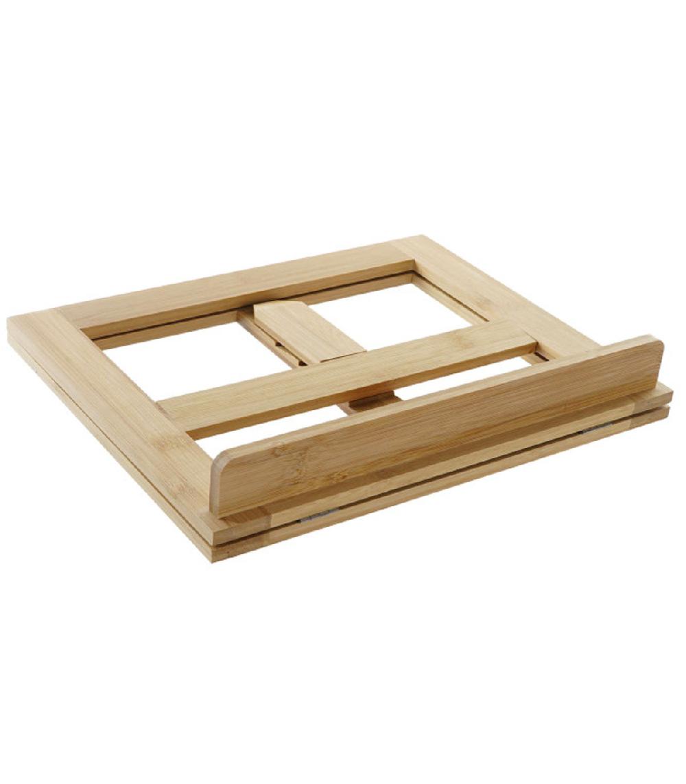 Wadiga Lutrin De Cuisine En Bambou 33x28x20cm