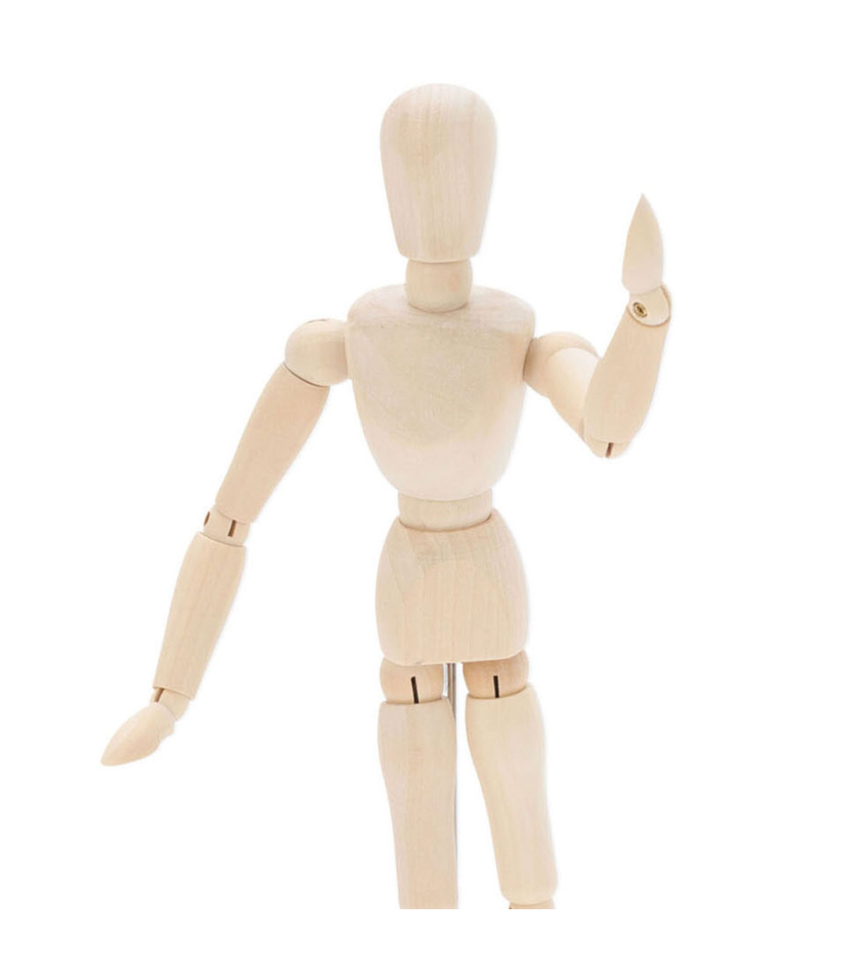 Wadiga Mannequin Bois Articulé Dessin 11x10x33cm