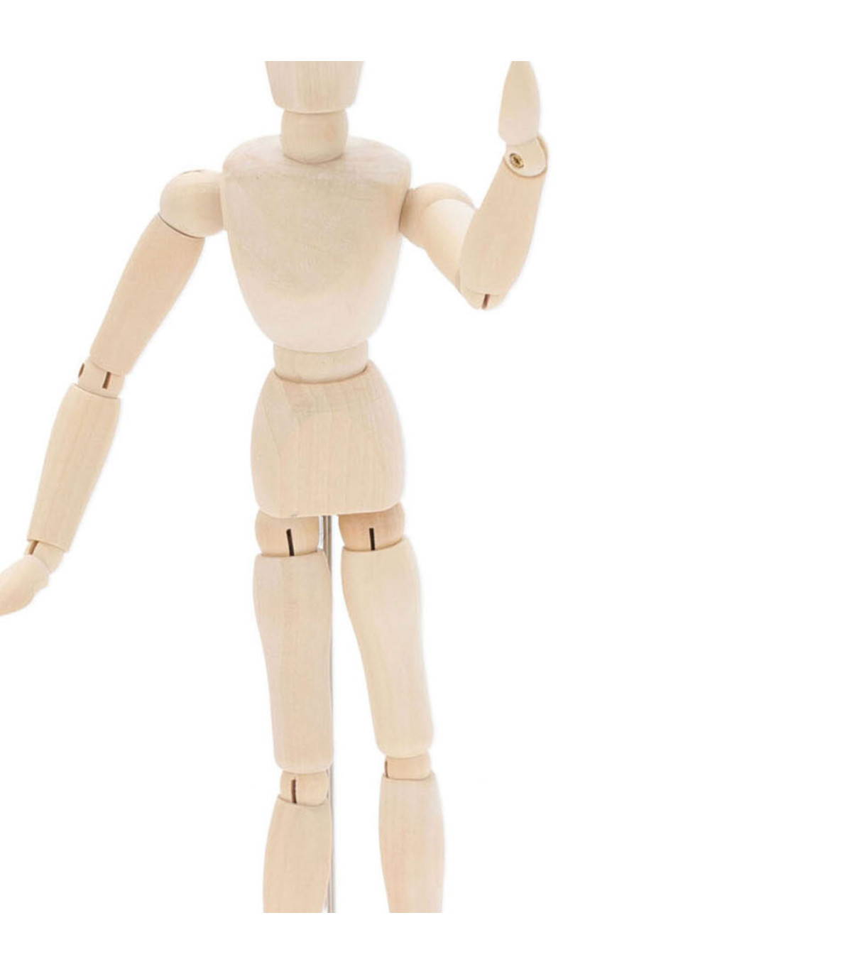 Wadiga Mannequin Bois Articulé Dessin 11x10x33cm