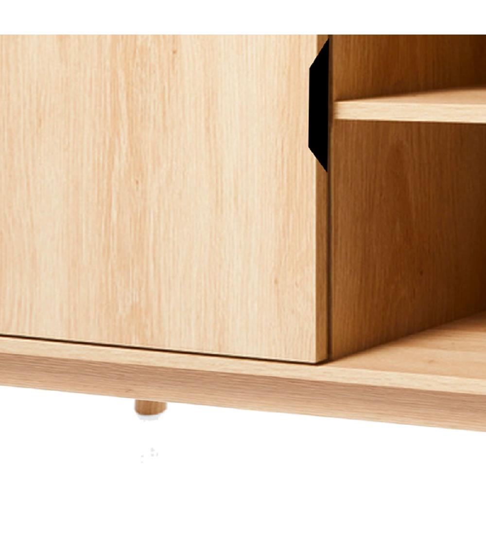 Wadiga Meuble De Télévision Bois 100x40x50cm